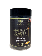 Load image into Gallery viewer, BeeNZ Manuka Honey UMF5+ Sachets